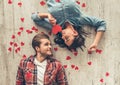 Happy young couple Royalty Free Stock Photo