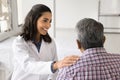 Happy young doctor woman enjoying medical job Royalty Free Stock Photo