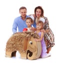 Happy young family Royalty Free Stock Photo