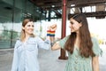 Young LGBT couple supporting gay rights Royalty Free Stock Photo