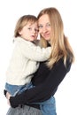 Happy young mother holding her child Royalty Free Stock Photo