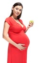 Happy young pregnant woman Royalty Free Stock Photo