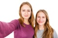 Happy young sisters Royalty Free Stock Photo