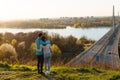 Happy young sporty couple sharing romantic moments Royalty Free Stock Photo