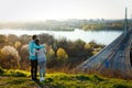 Happy young sporty couple sharing romantic moments Royalty Free Stock Photo