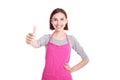 Happy young woman housewife mother Royalty Free Stock Photo