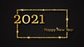2021 Happy New Year background Royalty Free Stock Photo