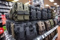 haptic tactical vests displayed in tech store