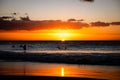 Hapuna Beach Winter Sunset Royalty Free Stock Photo