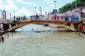 Har Ki Pauri, is a ghat on the banks of the river Ganga and landmark of the Hindu holy city of Haridwar, India