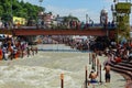 Har Ki Pauri, is a ghat on the banks of the river Ganga and landmark of the Hindu holy city of Haridwar, India