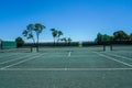 The The Har-Tru tennis court tennis court Royalty Free Stock Photo