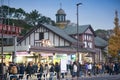 Harajuku Station. A traditional Japanese wooden house.