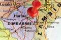 Harare capital city of Zimbabwe Royalty Free Stock Photo