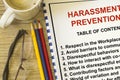 Harassment prevention seminar Royalty Free Stock Photo