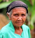 Senior female villager in the Harau Valley