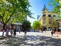 Harbin Central Avenue Streetscape Royalty Free Stock Photo