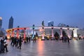 HARBIN, CHINA - JAN 18, 2017: Harbin Flood Control Monument.