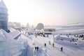 HARBIN, CHINA - JAN 15, 2020: Harbin International Ice and Snow Sculpture Festival Royalty Free Stock Photo