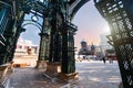 Harbin, CHINA - JAN 20, 2017 : Saint Sophia Cathedral in Harbin, was built in 1907 and turned into a museum in 1997.