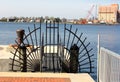 Harbor Access Point Entrance Gate, Downtown Norfolk Virginia Royalty Free Stock Photo