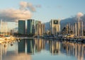 Harbor at Ala Moana Oahu Hawaii Royalty Free Stock Photo