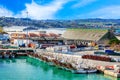 The harbor of Ancona, Italy banner panorama Royalty Free Stock Photo