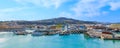 The harbor of Ancona, Italy banner panorama Royalty Free Stock Photo