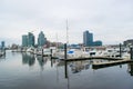 Harbor Area in Fells Point in Baltimore, Maryland