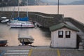 Harbor of Argegno Royalty Free Stock Photo