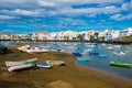 Harbor of Arrecife Lanzarote Royalty Free Stock Photo