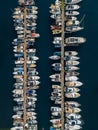 harbor, bay or port with luxury boats, yachts and ships in blue ocean water