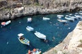Harbor for Boat Tours to the Blue Grotto. Malta Royalty Free Stock Photo