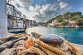 In the harbor of Cala Figuera Mallorca Royalty Free Stock Photo
