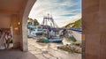 In the harbor of Cala Figuera Mallorca Royalty Free Stock Photo