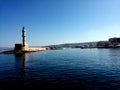 Harbor in Chania, Crete Royalty Free Stock Photo