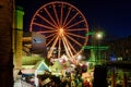 harbor christmas and winter market in cologne Royalty Free Stock Photo