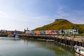 Harbor with colorful fishing huts - Heligoland / Helgoland