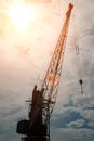 Harbor crane Royalty Free Stock Photo