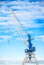 Harbor crane. Royalty Free Stock Photo