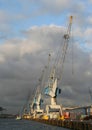 Harbor Cranes in Rotterdam