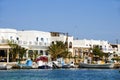 Harbor cyclades greek island antiparos Royalty Free Stock Photo