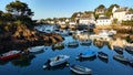 The harbor of Doelan, Clohars Carnoet, Finistere