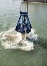 Harbor Dredging Royalty Free Stock Photo