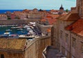 The harbor in Dubrovnik, Croatia