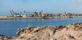 Harbor entrance in Corona Del Mar California