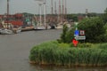 Harbor entrance Lemmer the Netherlands