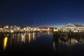 Harbor Ferry Stary Night Nantucket Island