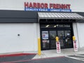 Harbor Freight retail store 10 percent off signs