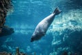 Harbor seal, phoca vitulina Royalty Free Stock Photo